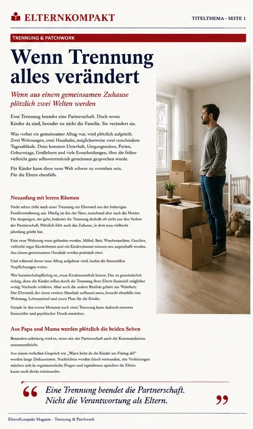 Wenn die Trennung alles verändert