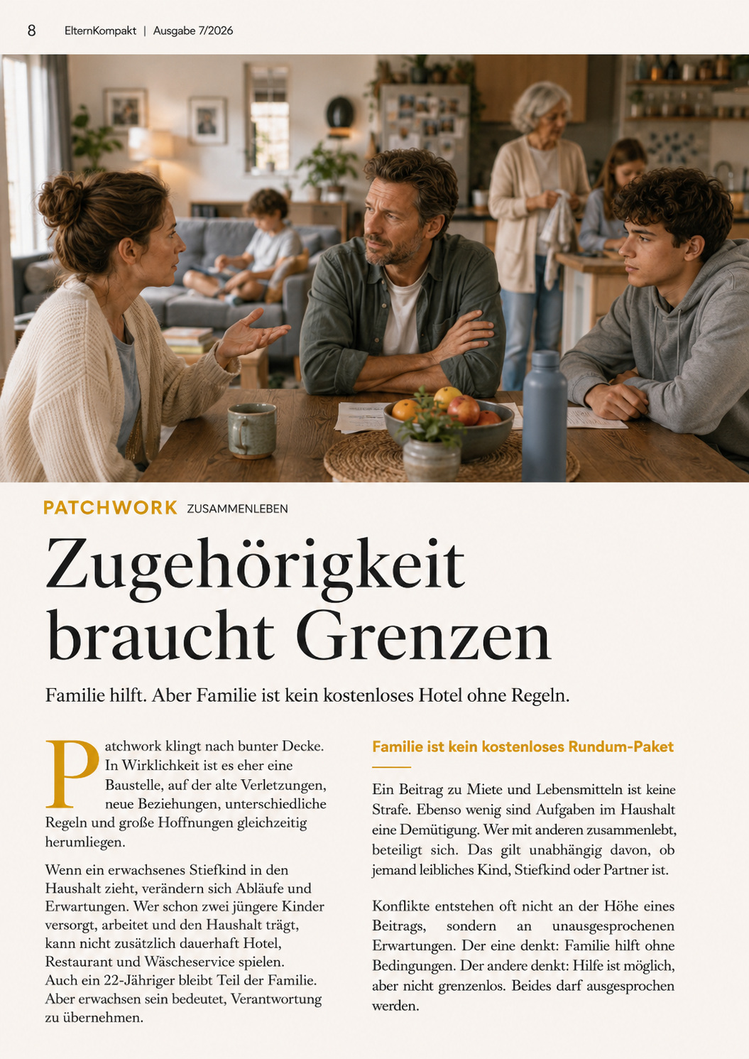 Zugehörigkeit braucht Grenzen