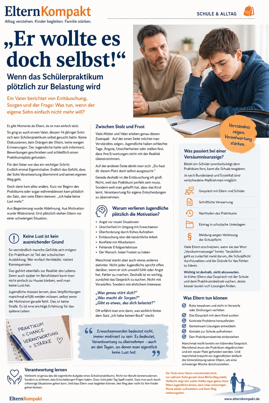 Er wollte es doch selbst! – Magazinseite