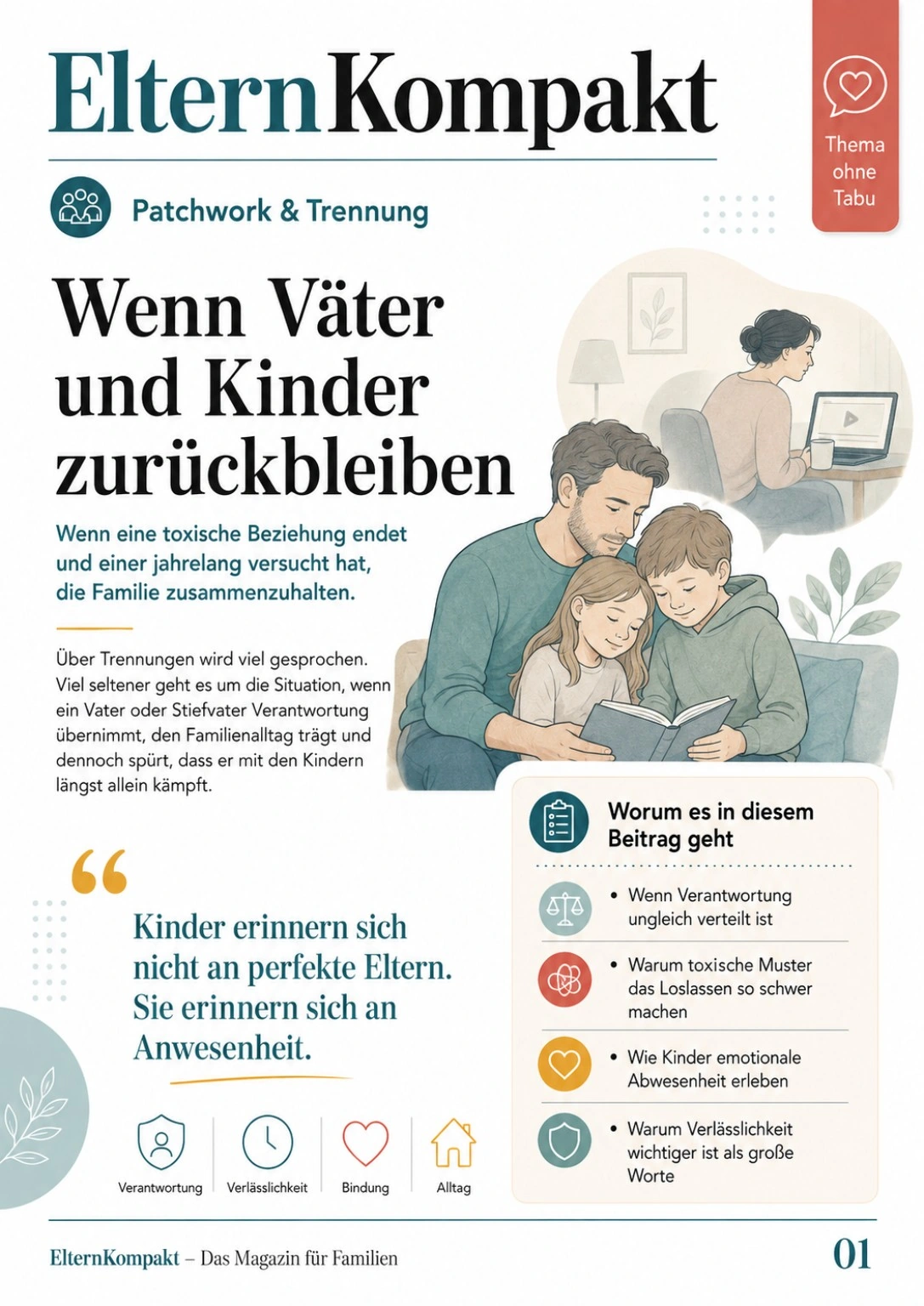 Magazin-Druckansicht: Wenn Väter und Kinder zurückbleiben