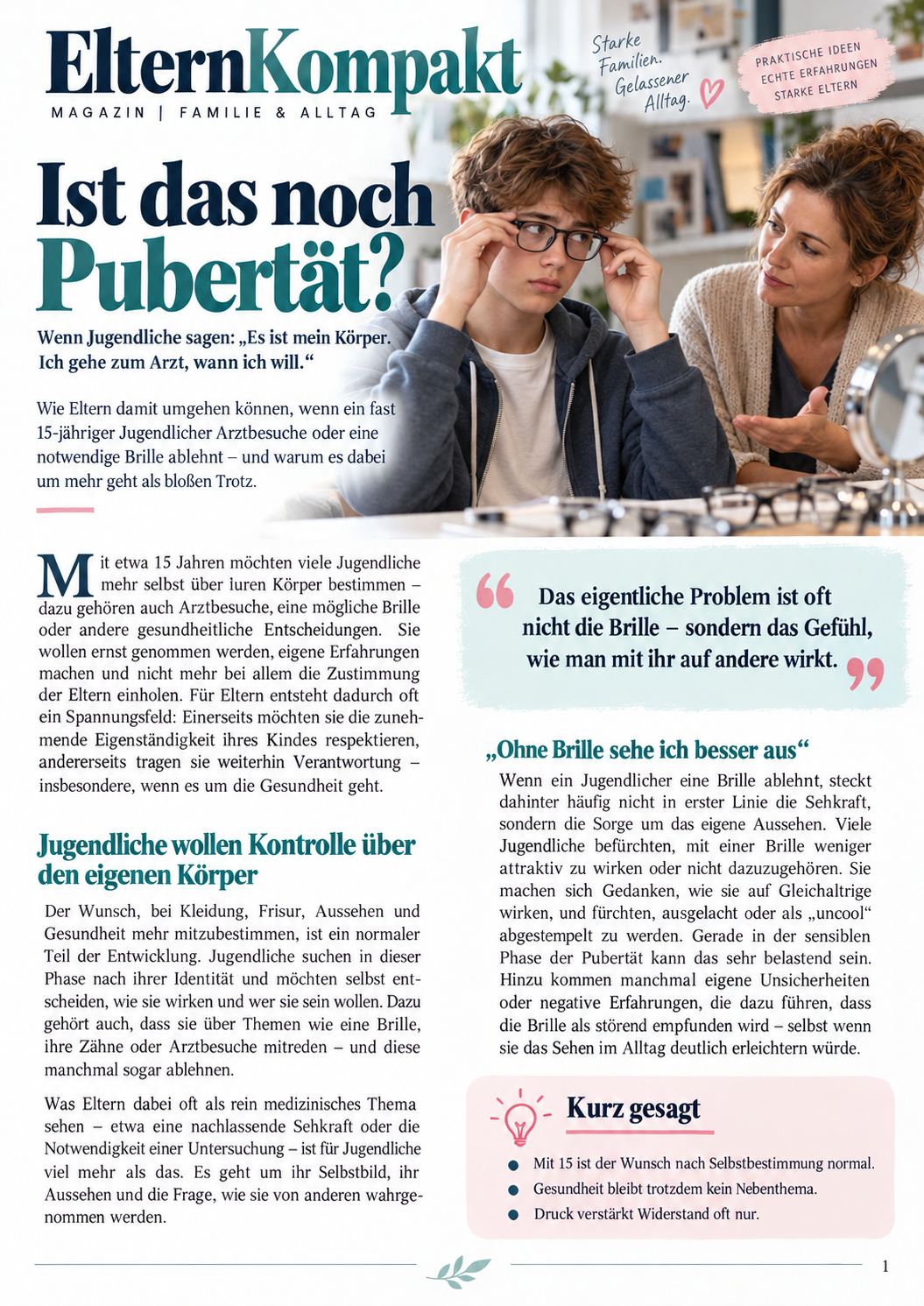 Vorschau des ElternKompakt Printmagazins